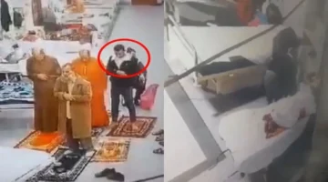 لحظة غامضة.. شاب يهرب بهاتف مريض من مستشفى شهير في مصر